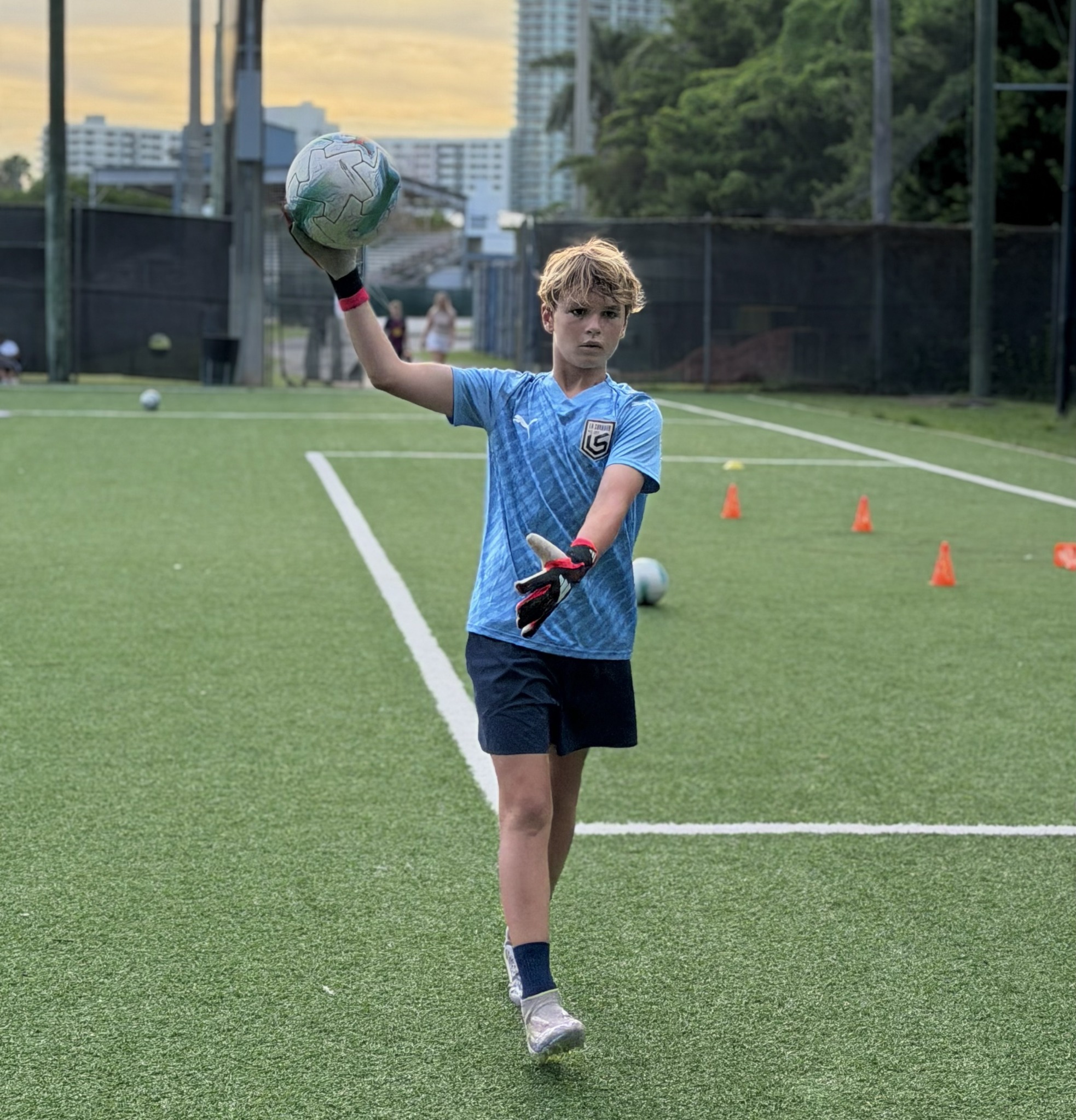 Miami Beach youth soccer group from MBYSF's supplied story deck